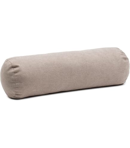 ATOUT CIEL Set di 4 cuscini da pavimento, 40 x 40 cm, con manico a contrasto, colore: Beige