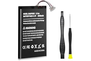 3000 mAh BOANV Batterie pour Sony Playstation DualSense Edge,Batterie de Remplacement Haute Capacité Améliorée pour Manette PS5 Edge avec Kit de Réparation (1 Pcs)