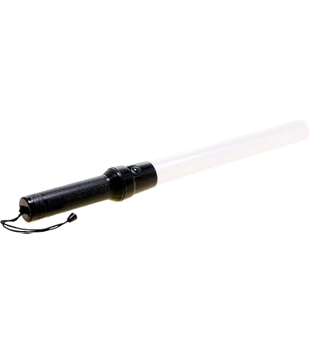 Segnale LED Luminoso Bastone Segnalatore LED Ricaricabile Per Controllo Traffico Aereo - 10 Pollici, Luce Intensa Per Aeroporti Accessorio Sicurezza - 7