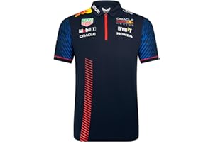 CASTORE Red Bull Racing Formula One Team - Oficjalny towar Formuły 1 2023 - Replika Team koszulka polo z krótkim rękawem, nocne niebo - męska