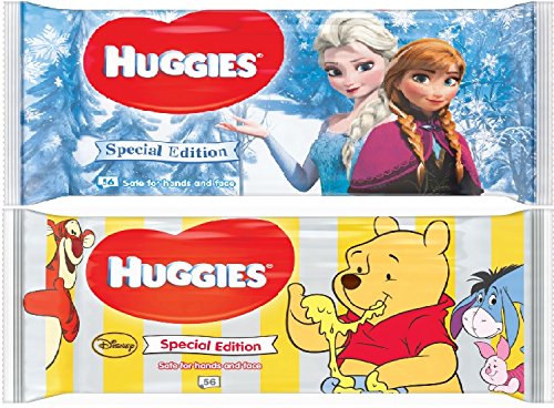 Huggies Disney Special Edition Baby Wipes 56 Pieces (Pack Design May Vary) - Pack of 10 (560 Wipes)
