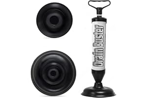 EHIOG Ventosa Sturalavandini,Stura Lavandini E Scarichi,Pompa Sturalavandini,Stura Wc Ad Aria Compressa,Pompa Stura Scarichi A Pressione Stantuffo,Per Disintasare Wc, Lavello, Vasca, Scarico A Pavimento