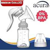Acura AC-3000 Masaj ve Biberon &Ouml;zellikli Manuel G&ouml;ğ&uuml;s Pompası, AC-3000