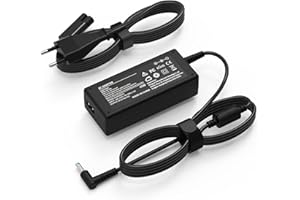 HAFIUEGE Caricatore HP Computer Portatile, Alimentatore HP 45W 19.5V 2.31A per HP Stream, HP Pavilion, HP Elitebook 830 840 850, HP Probook 430 440 450, HP 240 250 PC Adattatore Notebook Caricabatterie 4.5*3mm