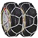 Price comparison product image vidaXL 2pcs Car Tyre Snow Chains 12mm KN 70 195/55-15 195/60-15 205/50-15 195/50-16