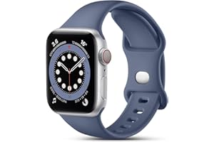 CeMiKa kompatybilny z Paskiem do Zegarka Apple 38mm 40mm 41mm 42mm 44mm 45mm 49mm, Wymienne Paski z Miękkiego Silikonu Pasujące do iWatch SE/Series 8 7 6 5 4 3 2 1