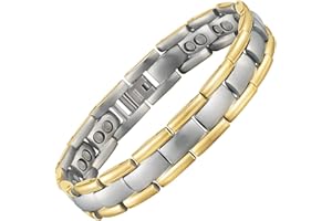 Willis Judd Ultra Strength Magnetic Bracelet - Magnetic Bracelets for Men - Adjustable Length with Sizing Tool 21.5cm
