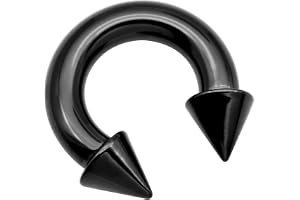 FECTAS PA Ring internt gängad rund barbell hästsko prins Albert Piercing smycken 2G- -6G-8G-10G-12G 12 mm/16 mm kirurgiskt s