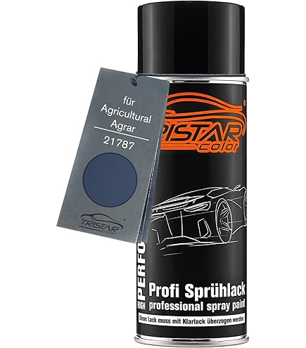 Alex Flittner Designs Lackspray KUBOTA SCHWARZ Seidenmatt, 400 Ml - Für Metall & Kunststoff