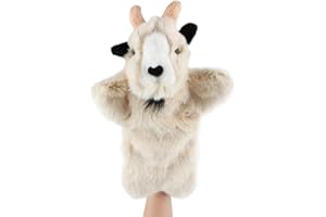 Larcele Cute Plush Hand Puppet Soft Stuffed Animal Toy (SO-18 Old Goat)