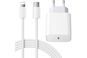 LUMFOCUS 25W Cargador Carga Rapida for iPhone 14/14 Pro/14 Pro Max/14 Plus 13 12 11 SE XR X XS 8 7, USB C Carregador Enchufe Rapido Adaptador Charger Corriente con 2M Cable, Blanco