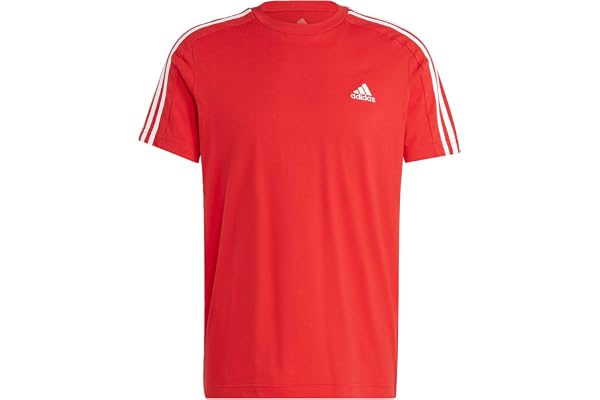 Adidas Essentials Single Jersey 3-Stripes Tee T-Shirt à Manches Courtes Homme (Lot de 1)