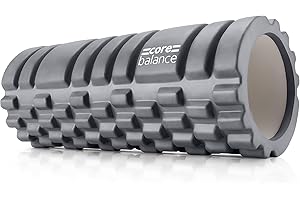 Core Balance Foam Roller- Rullo in Schiuma per Il Massaggio Muscolare Profondo dei Tessuti, Massaggiatore per Trigger Point, Automassaggio Muscolare. Ideale per Fisioterapia Palestra Yoga Pilates