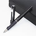 GOLD LEAF Original Hero 1515 Model Black Fountain Pen Fine Nib 0.5MM, Black