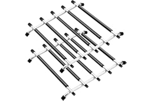 BUBUNY Kitchen Trivet Stainless Steel Trivet Table Mats Placemats Pot Holder Hot Pad Multi-purpose Use, Large Extra, for Kitchen & Dining Table Decor Cookware Heat Resistant