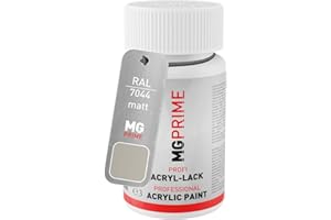 MG PRIME RAL 7044 Grigio seta/Silk grey opaco Stilo di ritocco da 50 ml ad asciugatura rapida