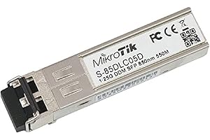 Mikrotik S-85DLC05D network transceiver module - network transceiver modules (SFP, LC, RB260GS, RB2011LS, RB2011LS-IN, RB2011UAS-IN, RB2011UAS-RM, RB2011UAS-2HnD, RB2011UAS-2HnD-IN CCR103)