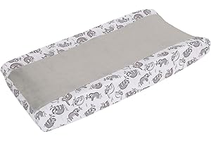 KALTTOY Matelas à langer super doux et respirant à motif floral pour bébé garçon et fille