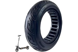 BITUME | Pneu Plein 10x2.70-6.5 (55mm) pour Trottinette Électrique Urbanglide E-Cross, Urbanglide E-Cross Pro | Pneu Increvable pour Trottinette Électrique Roue Avant et Arrière | Anti Crevaison