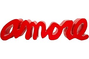 SLIDE Panca Amore Colore Rosso, Panchina arredamento di Design Made in Italy, L. 145 cm - P. 38 cm - H. 43 cm per casa, giardino, terrazzo, hotel, Bar, Ristoranti.