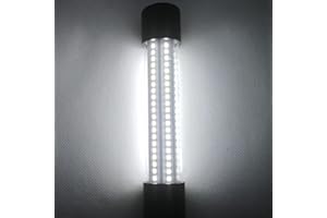 EXNEMEL Luce Sommergibile per la Pesca Notturna, 12V-24V 20W Luce Verde per la Pesca Subacquea IP68 Impermeabile Barche Subacquea Fish Finder Attirare la Lampada con Cavo 5M per la Pesca sul Ghiaccio