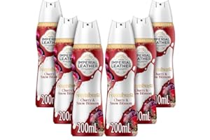 Imperial Leather Cherry and Snow Blossom Foamburst Gel to Foam Body Wash Shower Gel, Luxurious Foam Lather, Gentle Skin Care, Bulk Buy, Multipack of 6 x 200ml