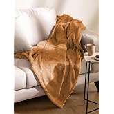 Mulberry Wellsoft Battaniye Televizyon Battaniyesi Peluş Polar Battaniye Tek Kişilik 170 * 230-Kiremit
