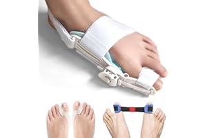 Baby Molove Hallux Valgus Korrektur,Einstellbarer Knopf Hallux Valgus Schiene Ballenzeh,Elastischer Ballenzeh-Korrektor,Hallux valgus ballenzehen korrektur