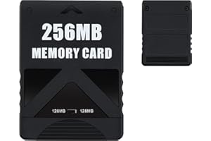 Tolesum 256MB PS2 Memory Card, Hochgeschwindigkeits-Speicherkarte für PlayStation 2/ PS2 Slim Gaming