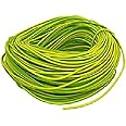 Merriway BH01485 Earth Sleeving, 3.0mm Yellow & Green, 10 Metres (33 feet)