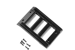 Levigo RC Auto Posteriore Arrampicata Scala Scale per 1/18 Traxxas TRX-4M Bronco, RC Crawler Scala Parti di Aggiornamento Nero, Nero, S