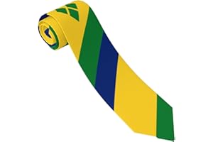 AKMCBSH National Flags Tie Comfortable Soft Novelty Necktie Unisex for Weddings Party Birthday Gift