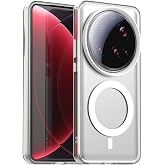 Gpack Xiaomi 15 Ultra ile Uyumlu Kılıf, M-Safe Kablosuz Şarj &Ouml;zellikli, MPL Sert Mika, Şeffaf