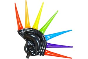 W WIDMANN MILANO Party Fashion - 01459 - Casco inflable, con pinchos, 90 cm, accesorio, carnaval, sombrero, adorno para el pelo