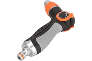 Uadme Pistolet pulvérisateur pour tuyau d'eau, buse de tuyau haute pression, buses de tuyau d'arrosage avec interrupteur de commande intelligent, idéal pour arroser les plantes, laver les voitures