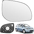 Mirror Glass Replacement for Hyundai i20 2008-2014, Exterior Mirror Glass Aspherical Adjustable (Right)