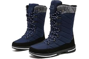 Geweo Stivali Donna Invernali Impermeabile Scarpe da Neve Fodera Calda Scarpe Invernali Outdoor Snow Boots 37-42