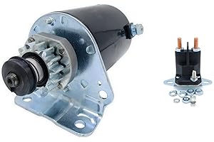 SIMON AUTOMOBILTECHNIK Anlasser mit Magnetschalter für Briggs & Stratton mit 14 Zahn Stahlritzel 282H07