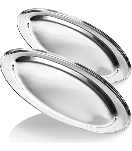 TUVHÄTTA serving plate, stainless steel, 32 cm - Germany TUVHÄTTA serving plate, stainless steel, 32 cm - Germany