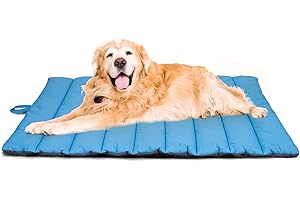 XIAPIA Cuccia Esterno Impermeabile per Cane, Cuscino per Cani Grandi Letto Cane Interno, Stuoia Cane Portatile Tappetino Viaggio Cani Cuscino Auto