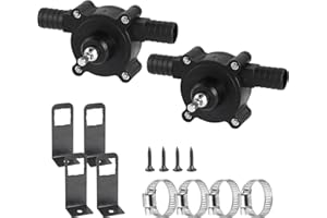 ECLIPSEGUARD Mini Elektrische für Bohrpumpe Tragbare Elektrobohrpumpe Diesel Öl flüssigkeit Wasser Hand Selbstansaugende Transferpumpen Schnelle Pumpgeschwindigkeit, Schwarz