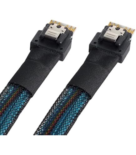 Câble SFF-8654 SATA Allowish PCI-E Ultraport Slimline SAS 4.0 LP Câble SFF-8654 SATA Allowish PCI-E Ultraport Slimline SAS 4.0 LP