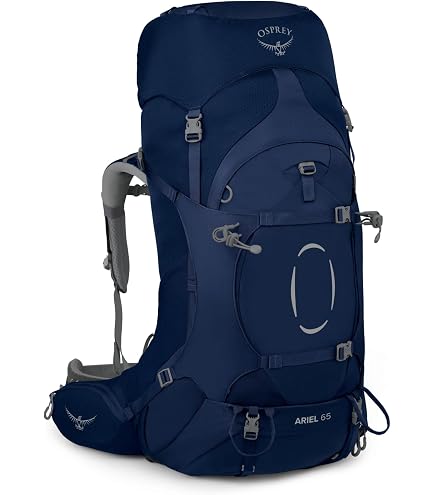 Sac à Dos Osprey Ariel 65 M/L - Randonnée Femme, 65L, Couleur Claret Red - Neuf Avec Housse De Pluie