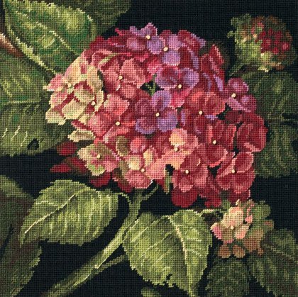 (D20053) - Dimensions Needlepoint Kit - Hydrangea Bloom