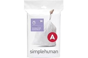 SIMPLEHUMAN Set 30 Bolsas Basura (A) 4, 5 L
