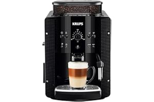Krups Roma - Cafetera superautomática, molinillo cónico de metal, con selección e intensidad de café, Boquilla vapor, 2 boquillas, incluye kit limpieza EA810870