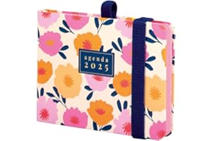 Finocam - Agenda Mínimal Design 2025 Semana Vista Vertical Enero 2025 - Diciembre 2025 (12 meses) Gala Español