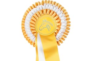 PFIFF Tournament Bow Premium 3-Way Rosette, Yellow