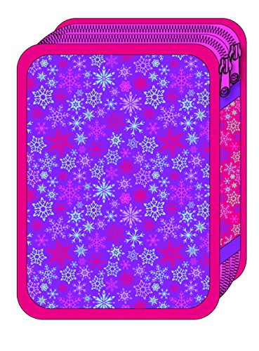 Preisvergleich Produktbild Vamos 056143 – Schreibwarendose Doppel Gefüllt – Frozen / Die Eiskönigin – 31-teilig