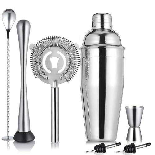 ETENS Cocktailshaker-Set Edelstahl, Barkeeper-Kit